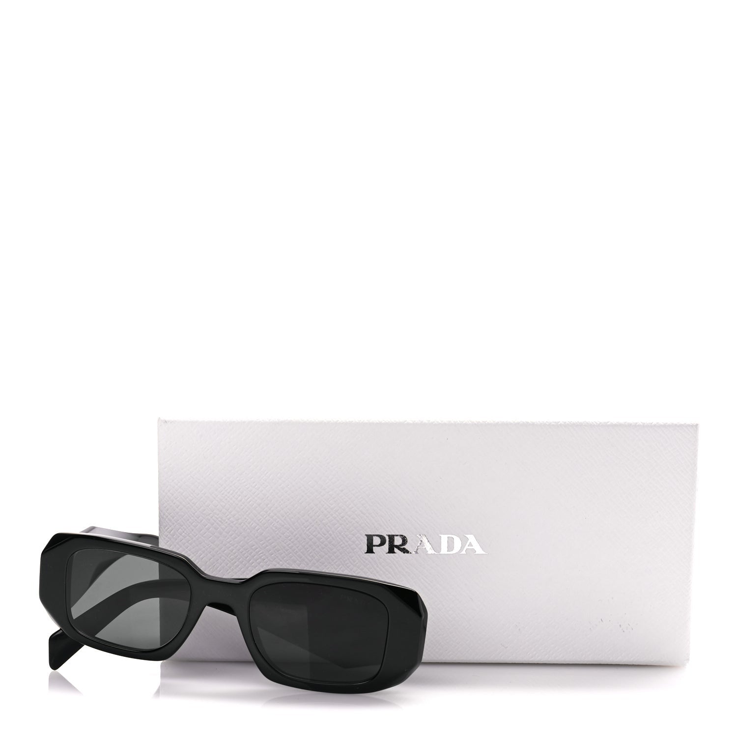Prada Acetate Symbole Sunglasses SPR 17W Black 7 of 7