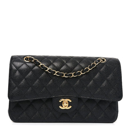 Chanel Caviar Quilted Medium Double Flap Black 1 of 4