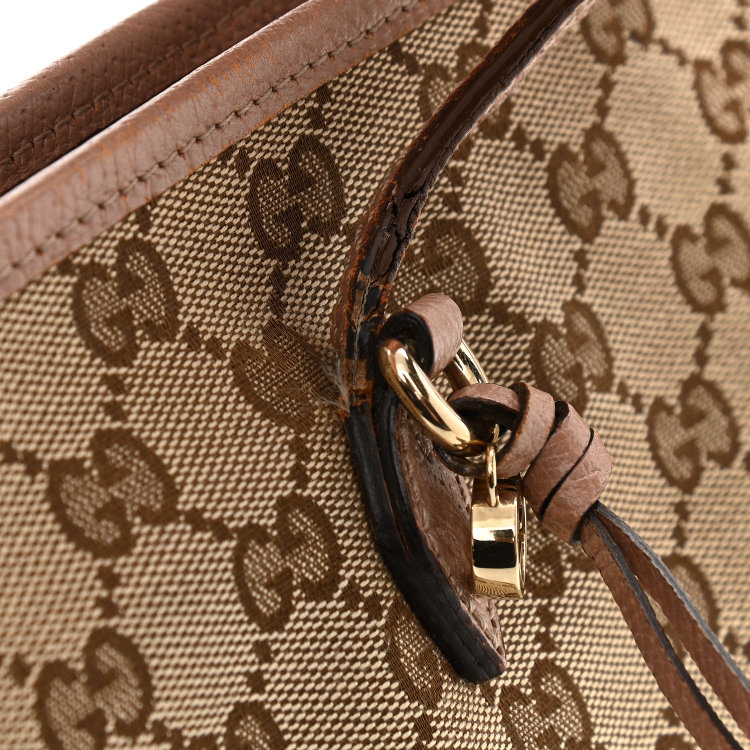 Gucci Monogram Medium Bree Zippered Tote Beige Dark Cipria 19 of 20