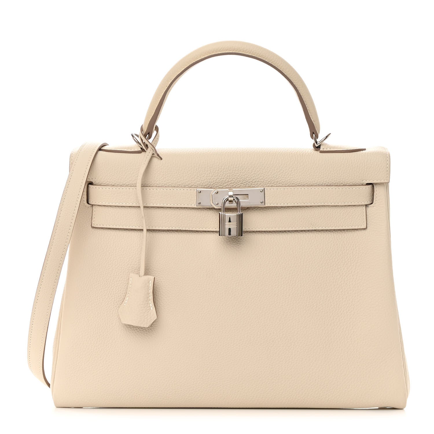 Hermes Togo Kelly Retourne 32 Craie 1 of 12