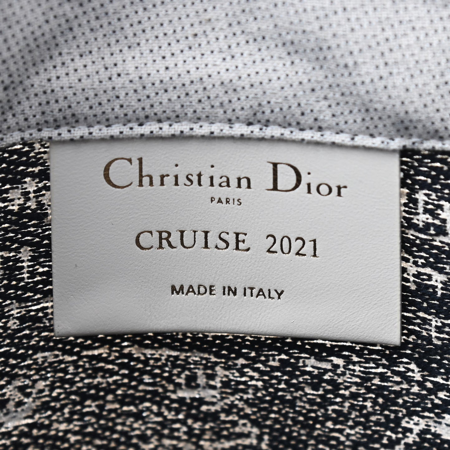 Canvas Print Cruise Tote Ivory Black