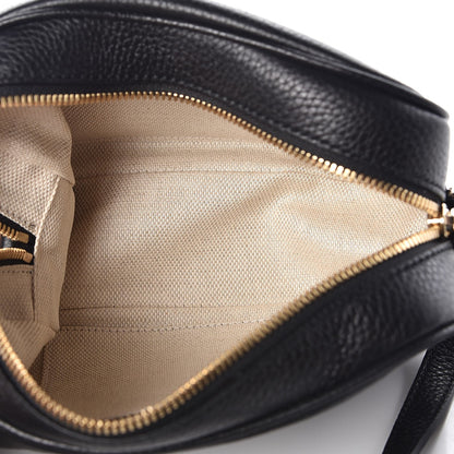 Gucci Pebbled Calfskin Small Soho Disco Bag Black 5 of 9