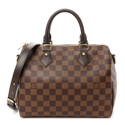 Louis Vuitton Damier Ebene Speedy Bandouliere 25 1 of 12