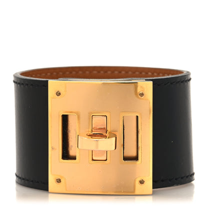 Hermes Box Kelly Dog Bracelet T2 Black 1 of 6