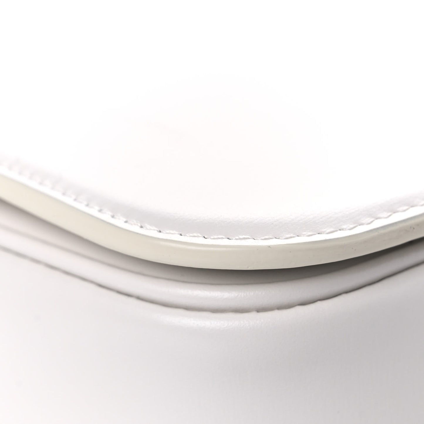 Shiny Calfskin Medium Triomphe White