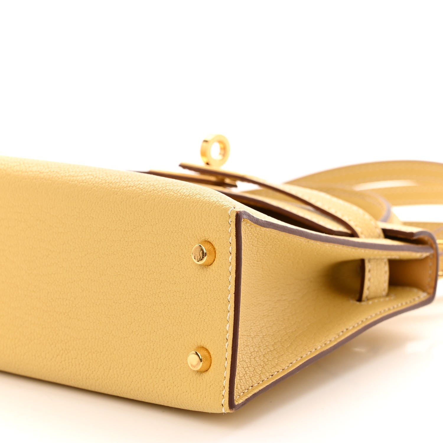 Hermes Chevre Mysore Mini Kelly Sellier 20 Foin 10 of 12