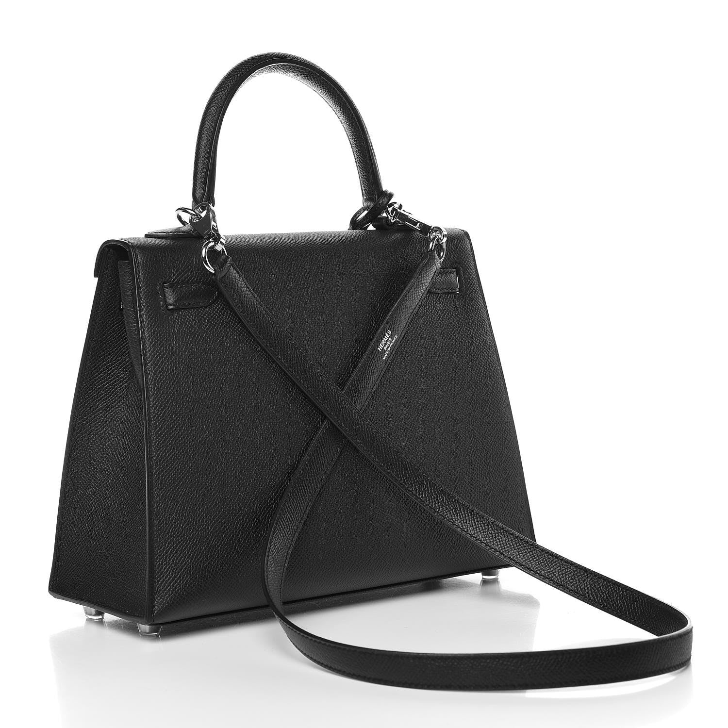 Hermes Epsom Kelly Sellier 25 Black 3 of 42
