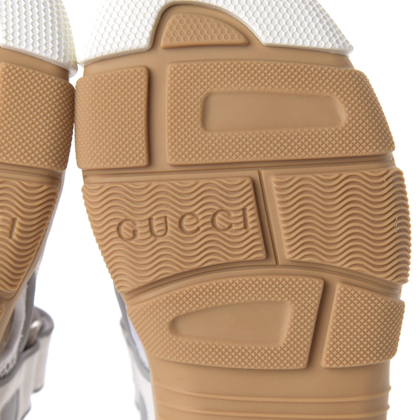 Mesh Fabric Tinsel Sport Sandals 37.5 White Silver