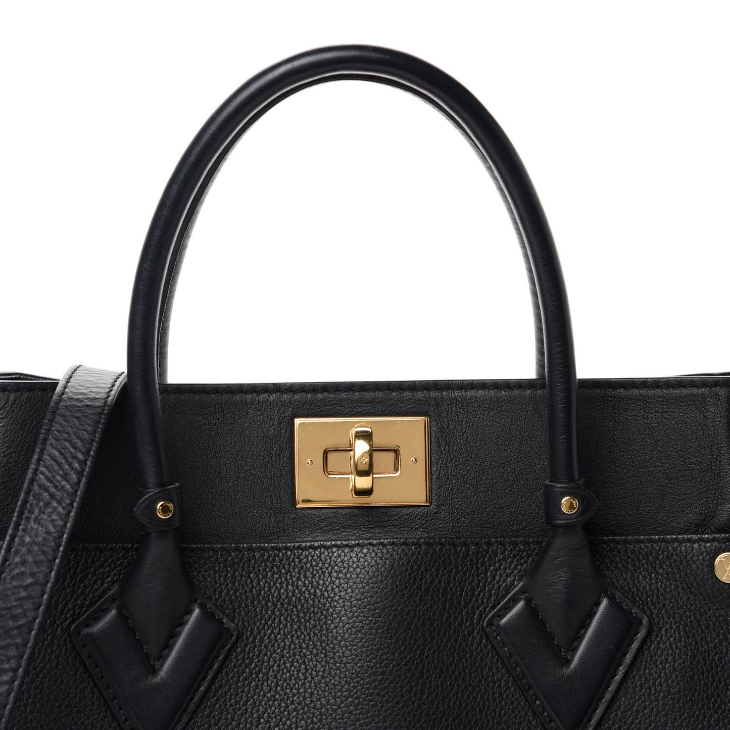 Calfskin Monogram Tufting On My Side Black