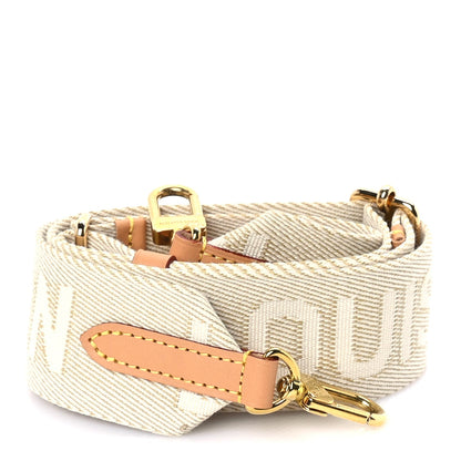 Louis Vuitton Jacquard High Rise Shoulder Strap  Beige 1 of 4