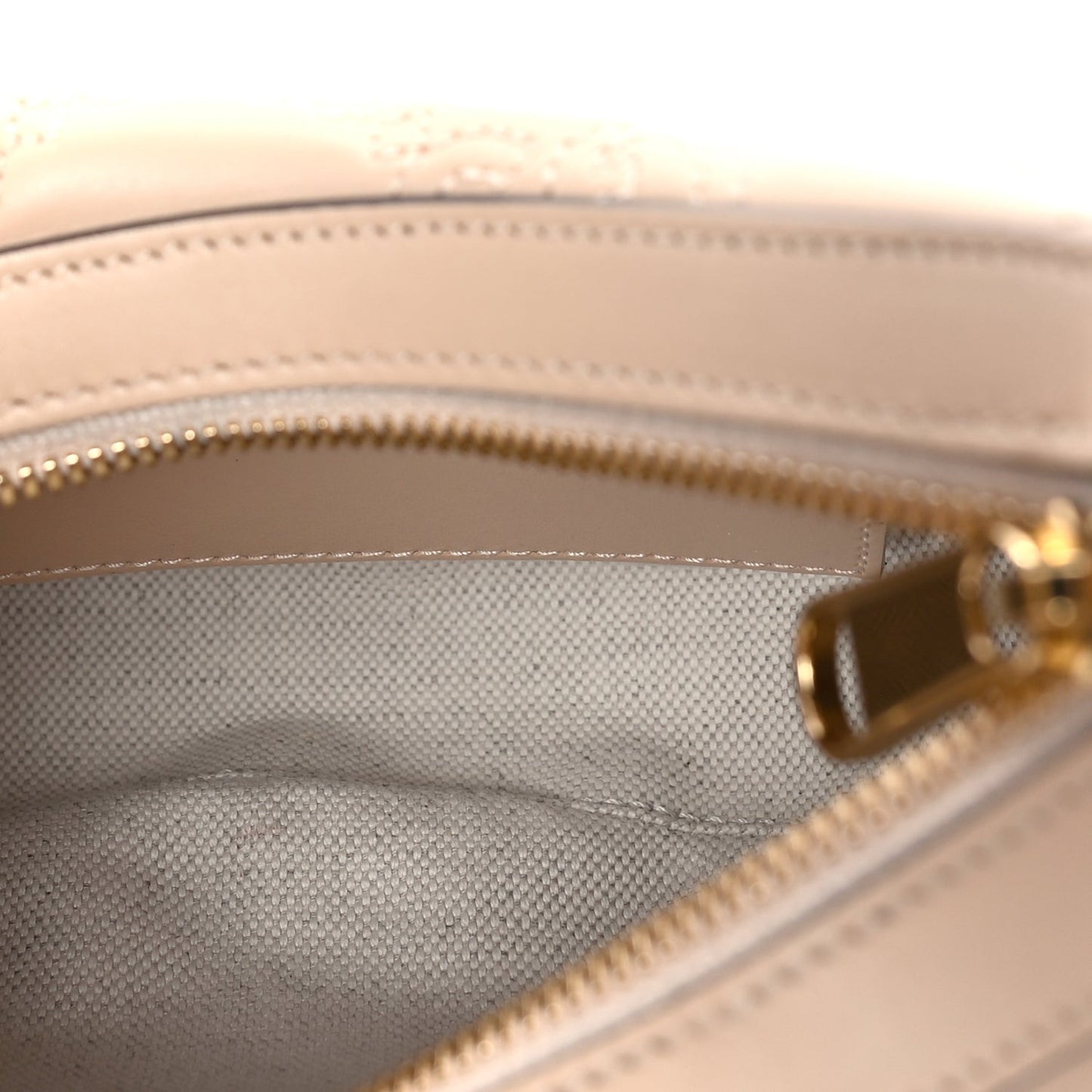 Calfskin GG Matelasse Mini Hobo Shoulder Bag  Beige