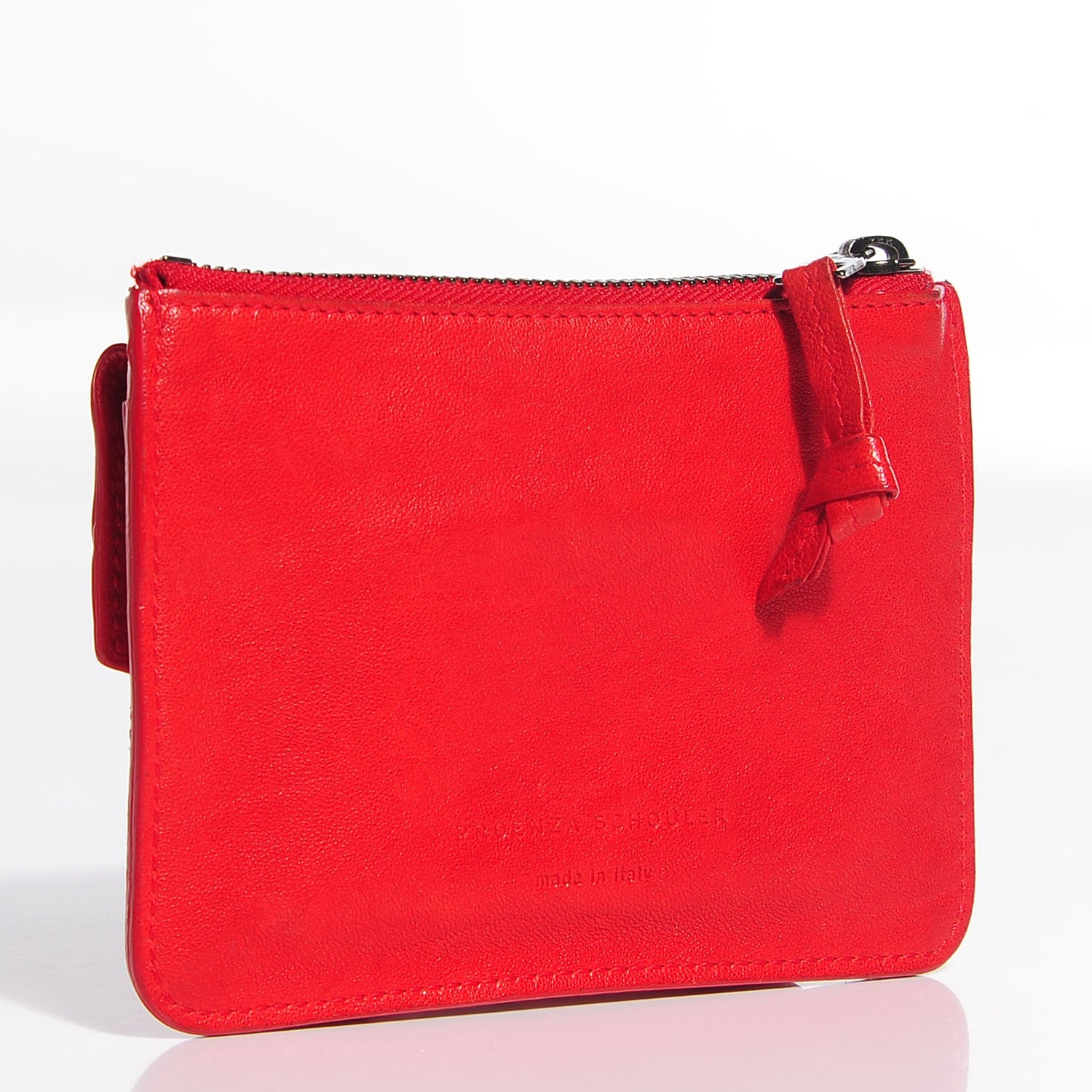 Proenza Schouler Lambskin Small PS1 Zip Case Red 4 of 8