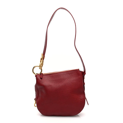 Burberry Grainy Calfskin Small Knight Bag Ruby 1 of 7