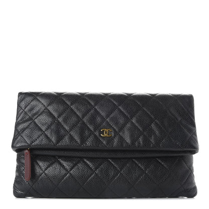 Chanel Caviar Quilted CC Beauty Clutch Black 1 of 8