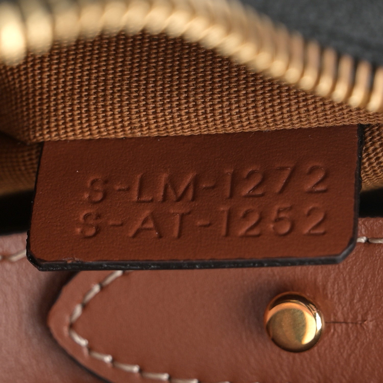 Celine Triomphe Canvas Calfskin Ava Shoulder Bag Tan 7 of 10