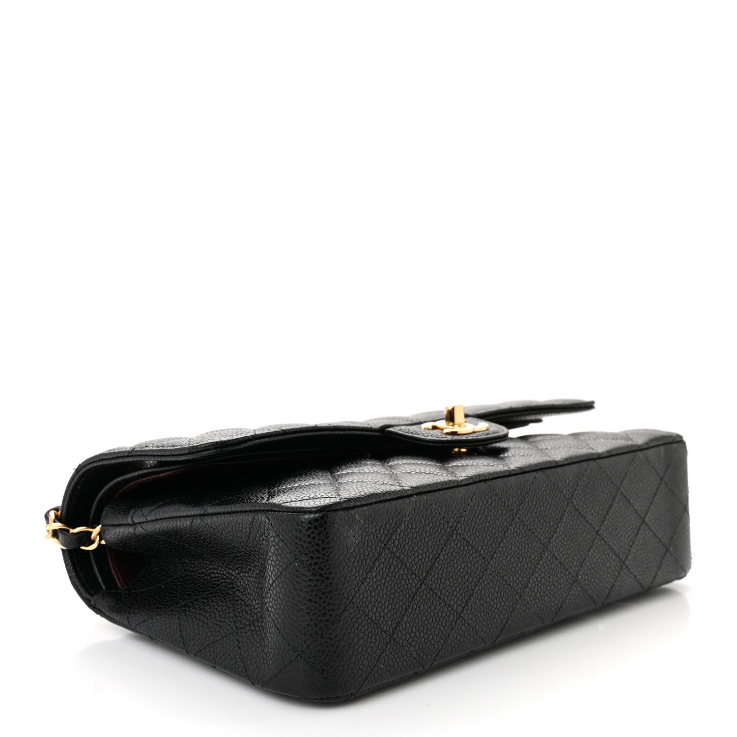 Chanel Caviar Quilted Medium Double Flap Black 4 of 12