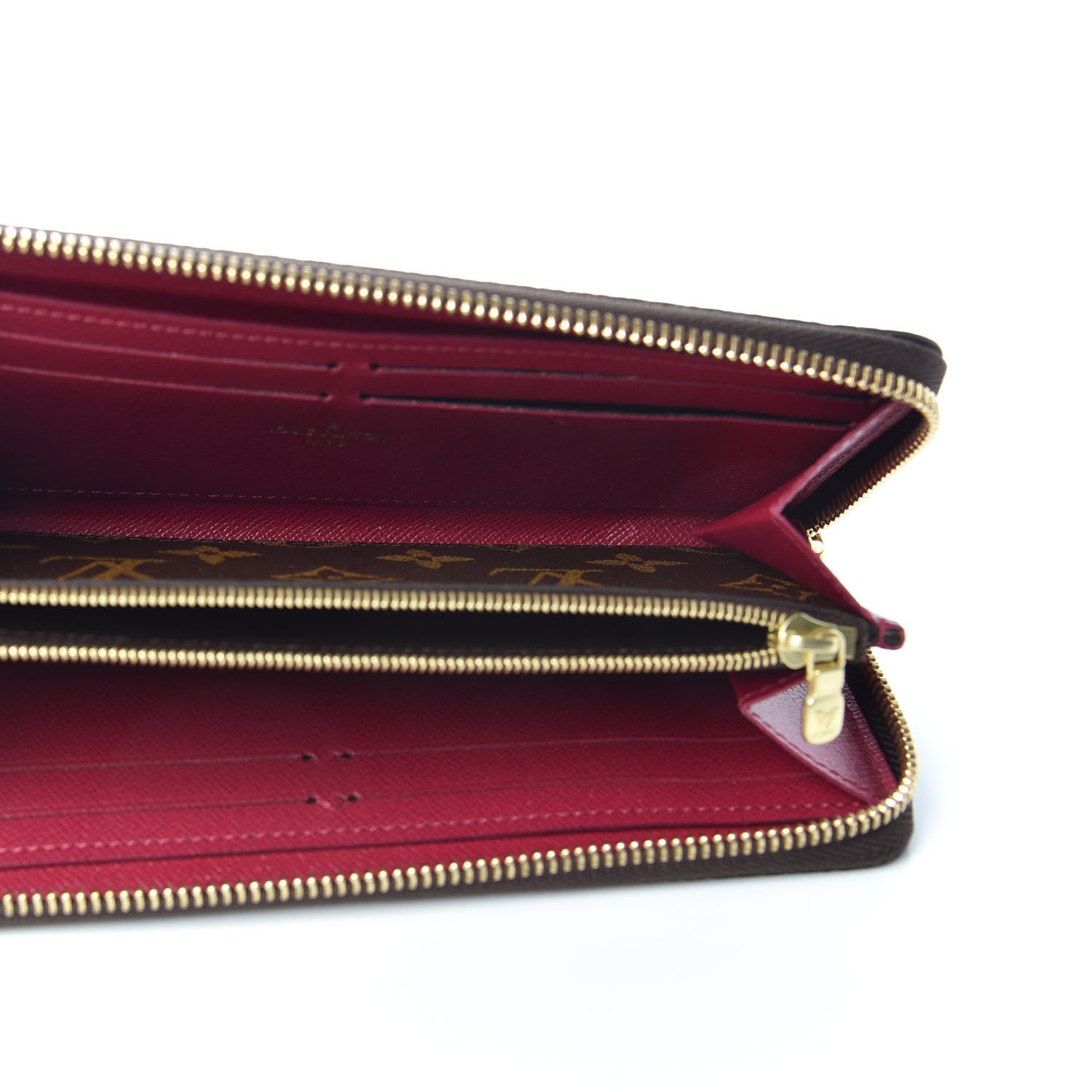 Louis Vuitton Monogram Clemence Wallet Fuchsia 5 of 7
