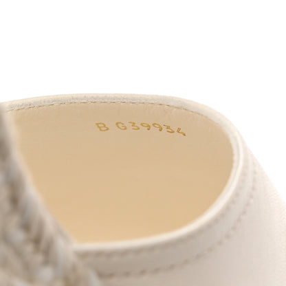 Chanel Lambskin Grosgrain CC Espadrilles Wedges 40 White Black 7 of 9