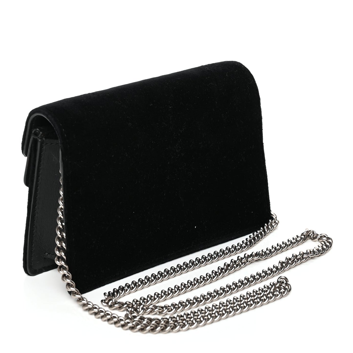 Velvet Super Mini Dionysus Shoulder Bag Black
