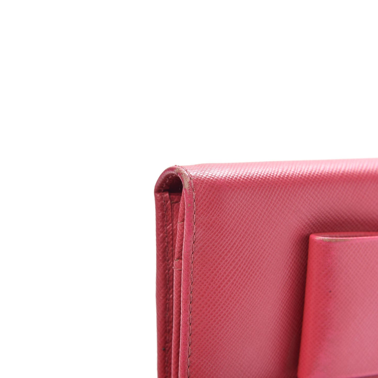 Saffiano Bow Continental Wallet Peonia