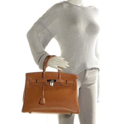 Hermes Veau Chamonix Birkin 35 Natural 5 of 29