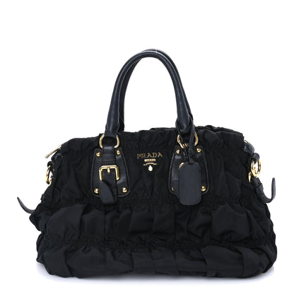 Prada Tessuto Nylon Gaufre Tote Black 1 of 7