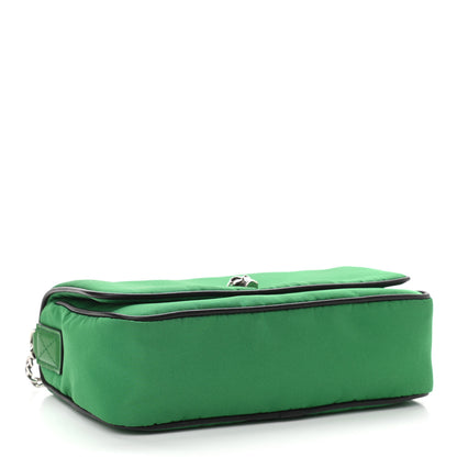 Alexander McQueen Nylon Skull Camera Crossbody Bag Green 4 of 12