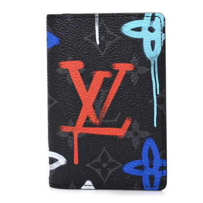 Louis Vuitton Monogram Eclipse Pocket Organizer Multicolor Lights 1 of 5