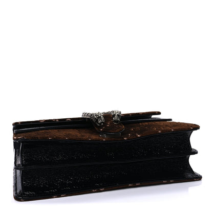 Gucci Velvet Skipper GG Monogram Small Dionysus Shoulder Bag Brown Black 4 of 8