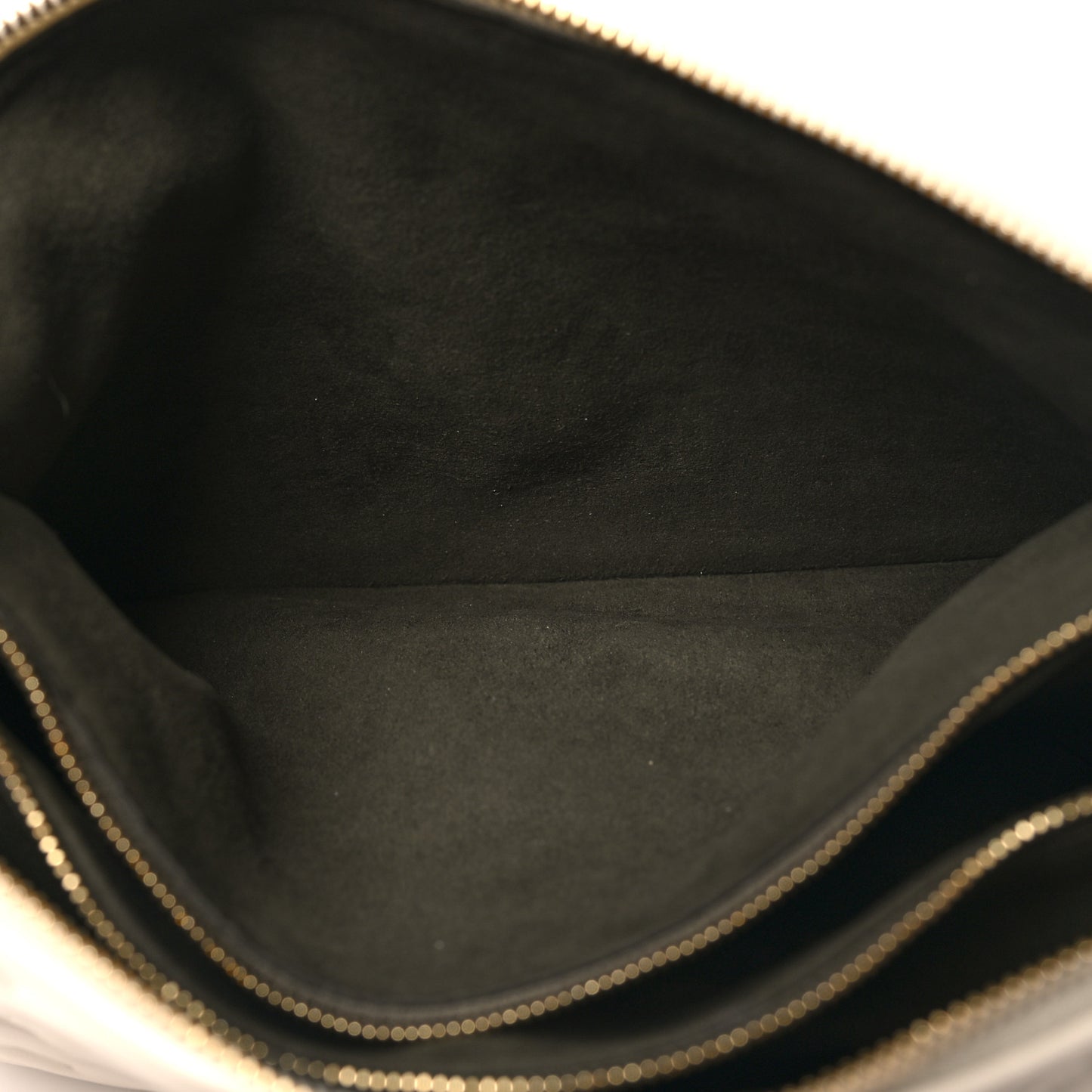 Lambskin Embossed Monogram Coussin PM Beige Cream