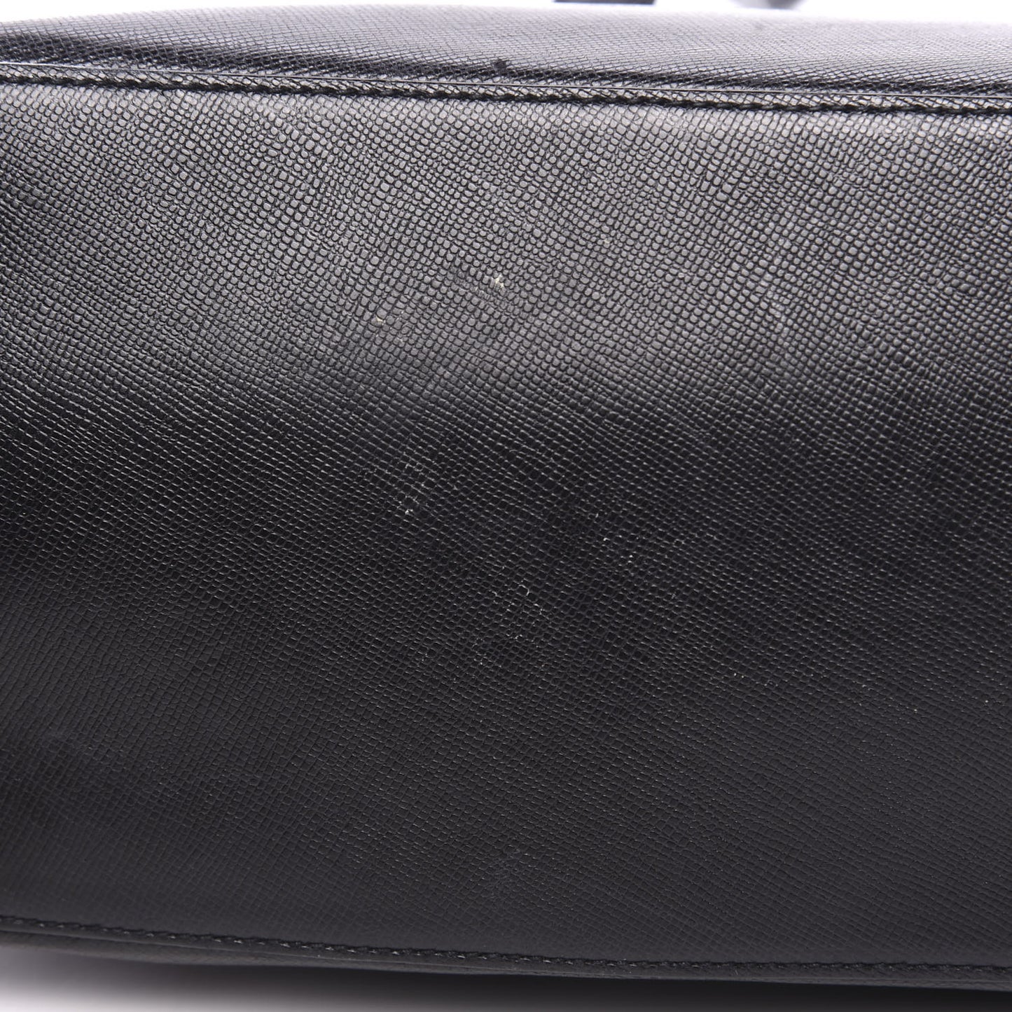 Saffiano Top Handle Dome Satchel Black