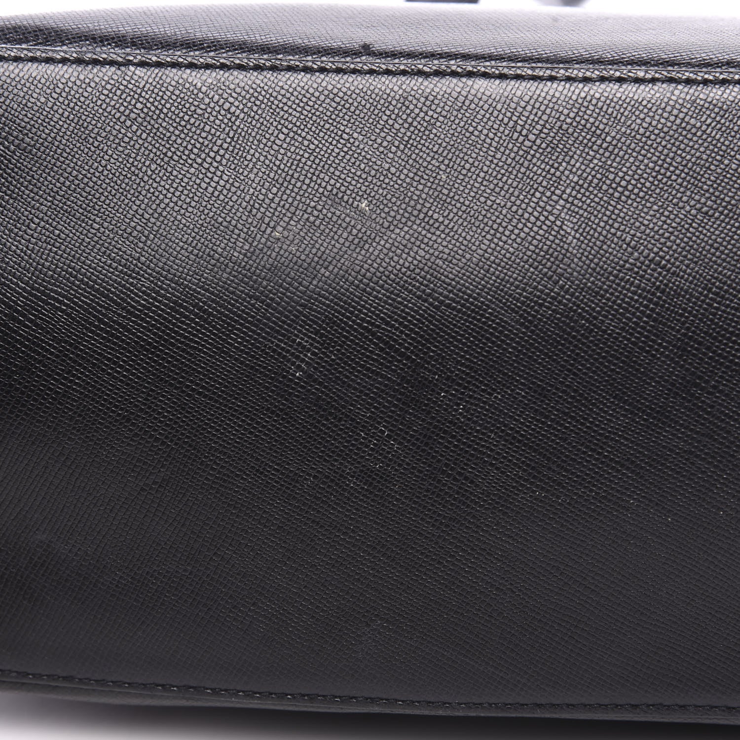 Prada Saffiano Top Handle Dome Satchel Black 8 of 11