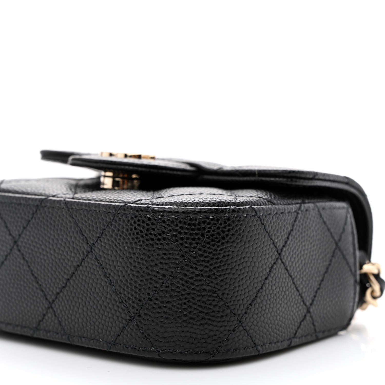 Chanel Caviar Quilted Mini Clutch With Chain Black 11 of 12