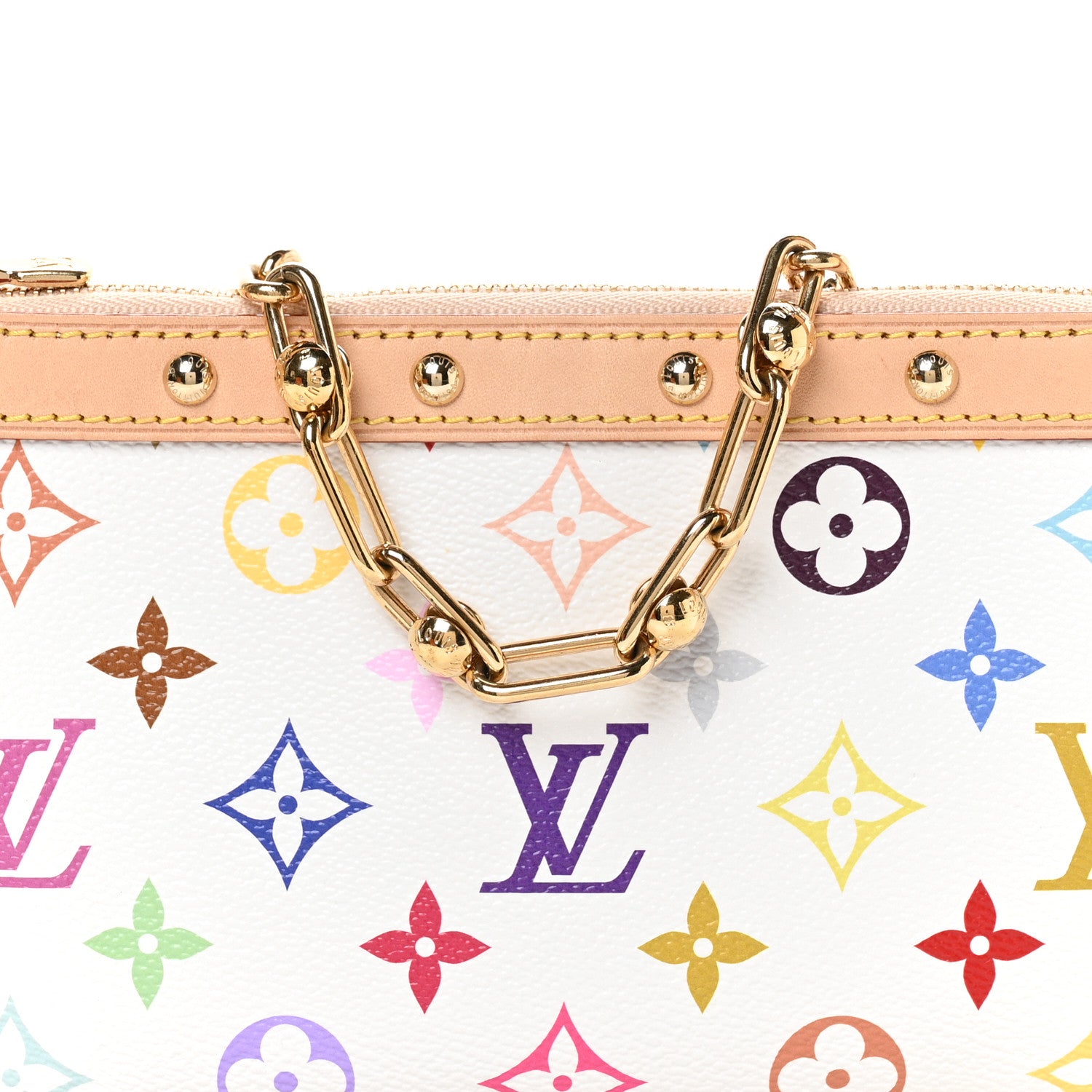 Louis Vuitton LV X TM Monogram Multicolor Pochette Accessories White 8 of 11