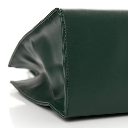 Telfar Vegan Leather Medium Shopping Bag Dark Olive 9 of 10