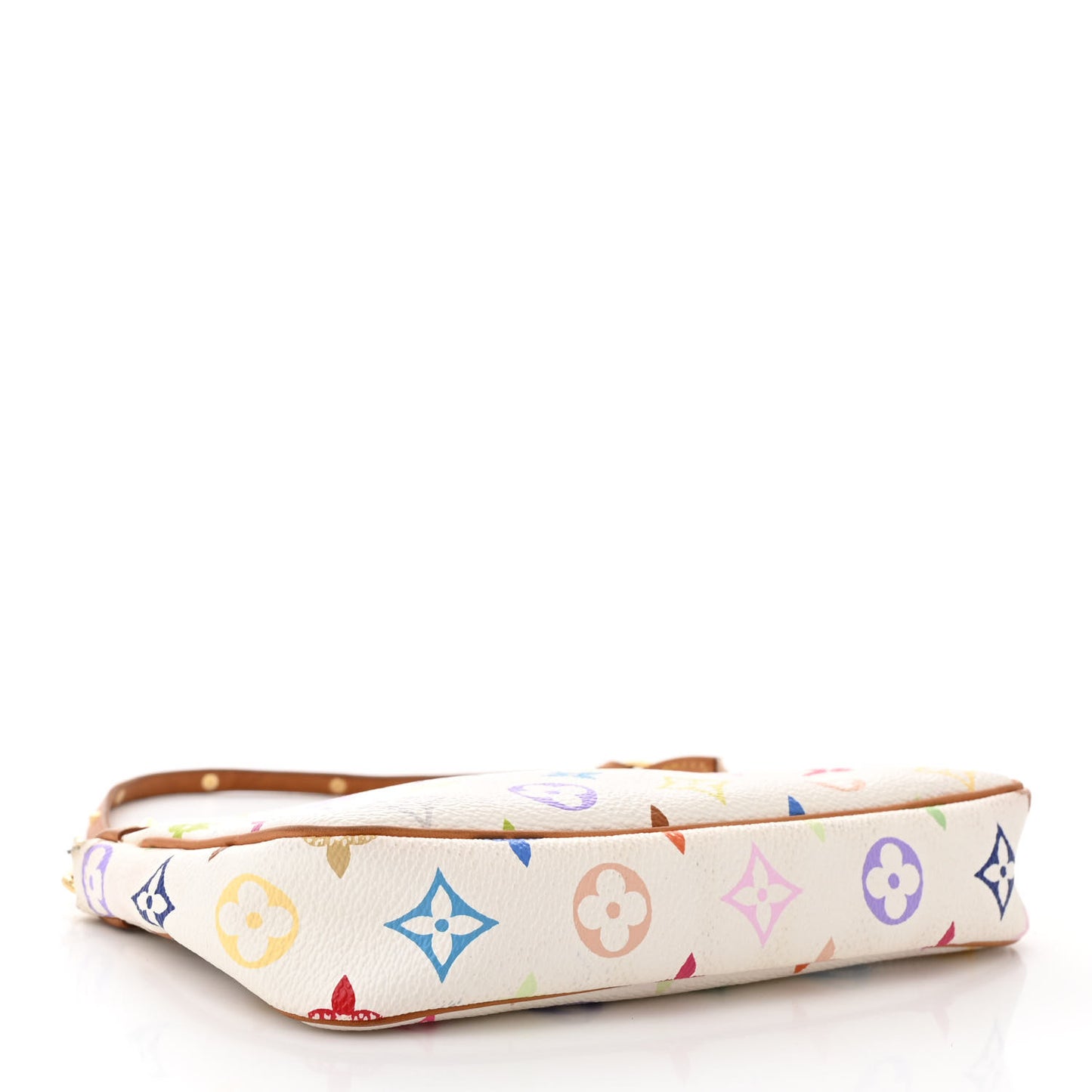 Monogram Multicolor Pochette Accessories White