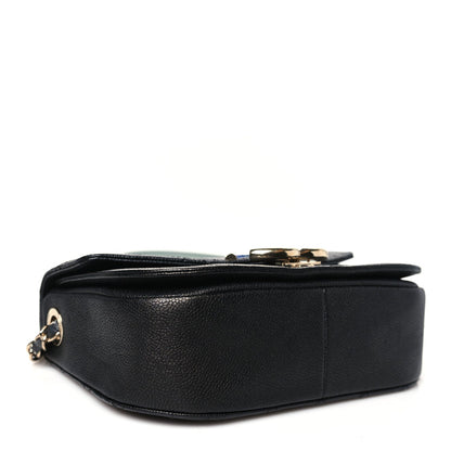 Chanel Grained Calfskin Quilted Small Cuba Top Handle Flap Black 4 of 7