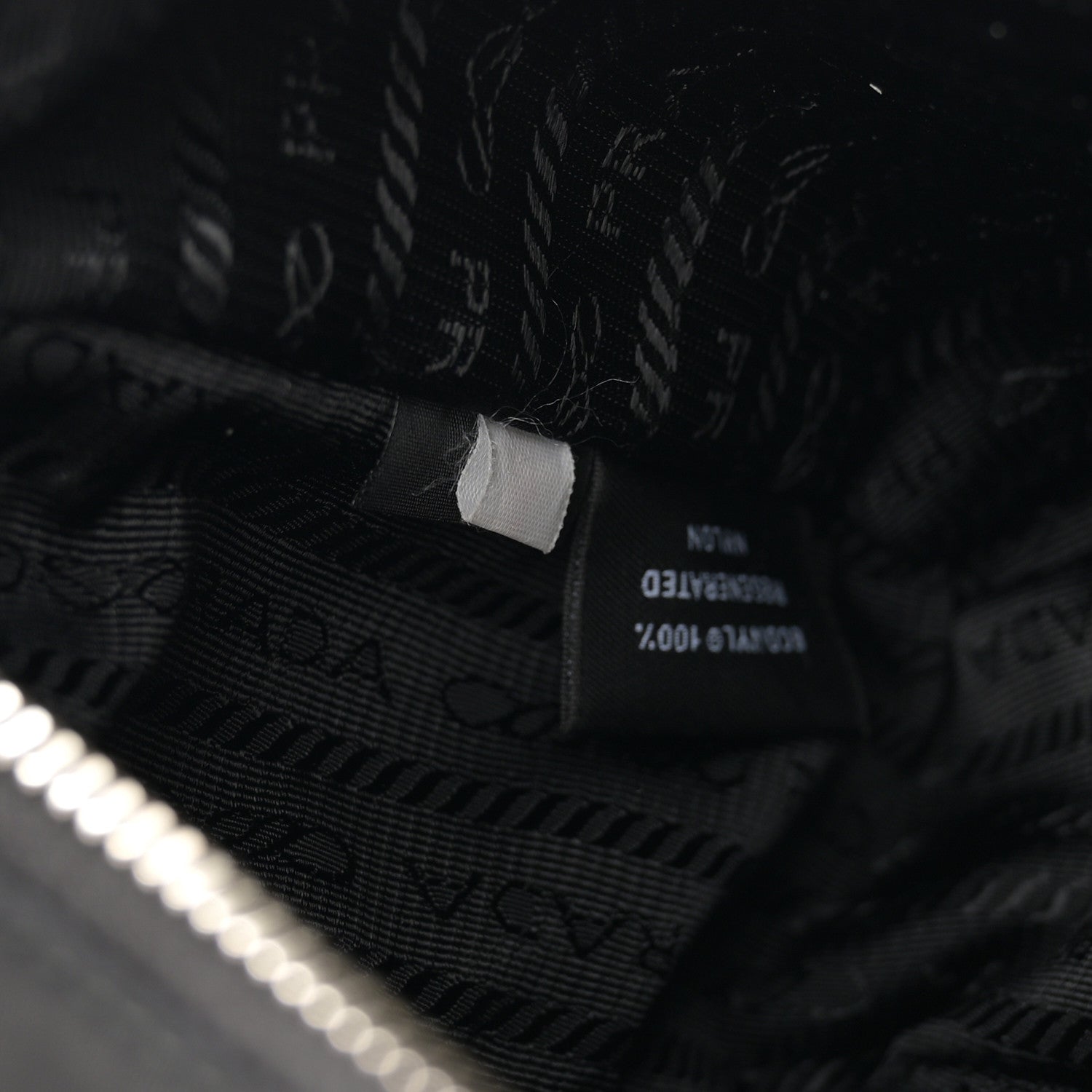 Prada Nylon Re-Edition 2005 Shoulder Bag Black 7 of 10