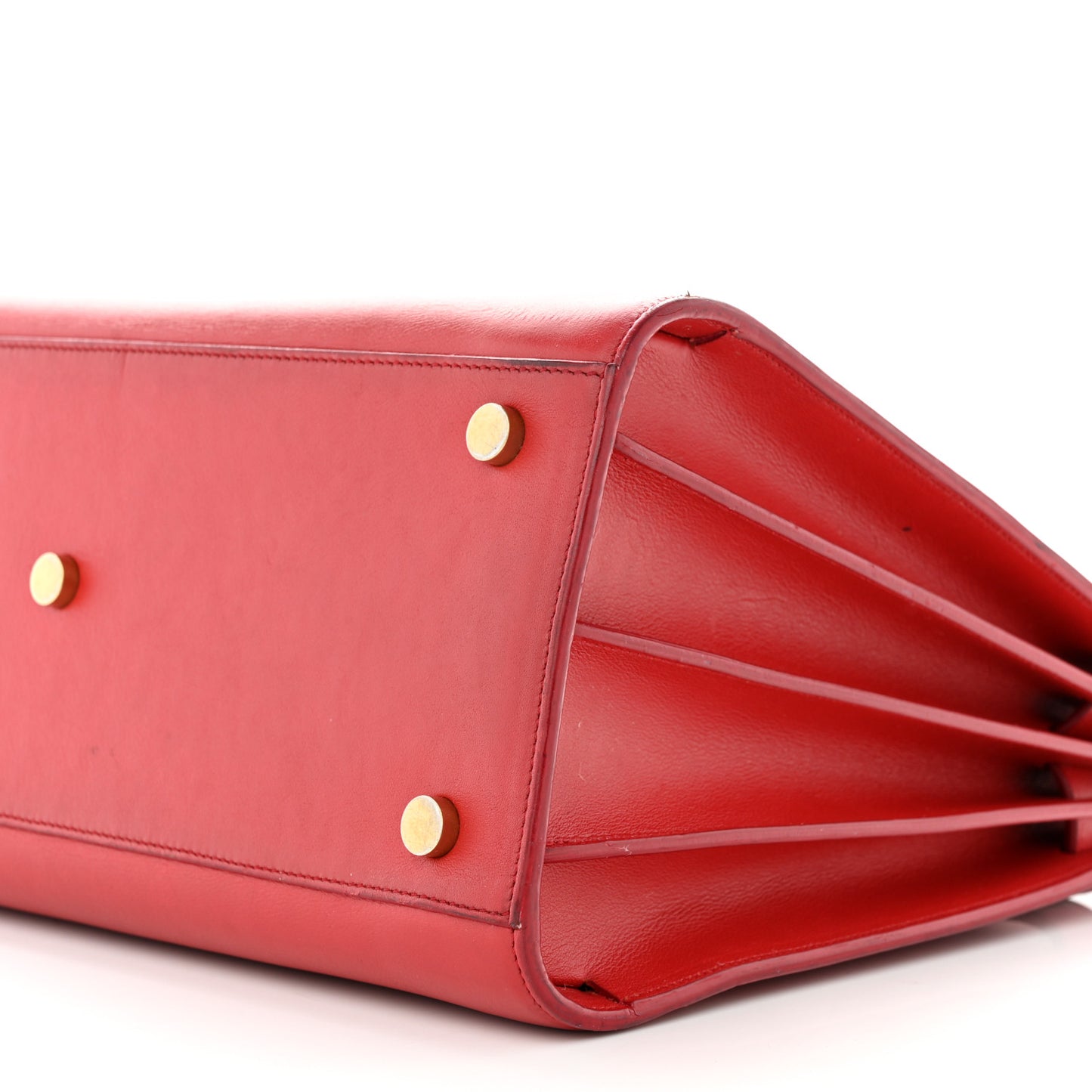 Calfskin Small Sac De Jour Vermillion