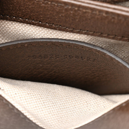 Gucci GG Supreme Monogram Textured Dollar Calfskin Mini Blondie Chain Shoulder Flap Bag Beige Ebony New Acero 7 of 10