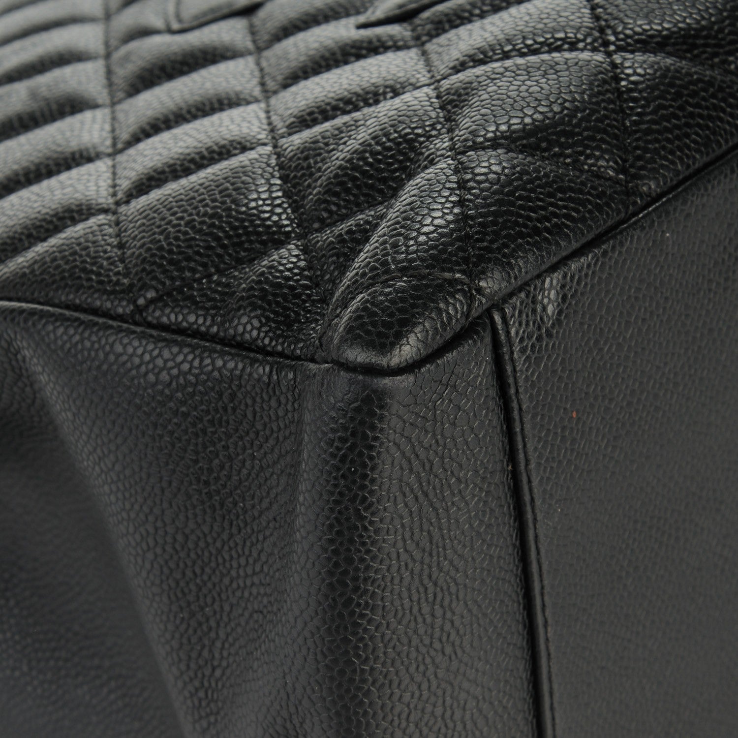 Chanel Caviar Quilted Grand Shopping Tote GST Black 8 of 9