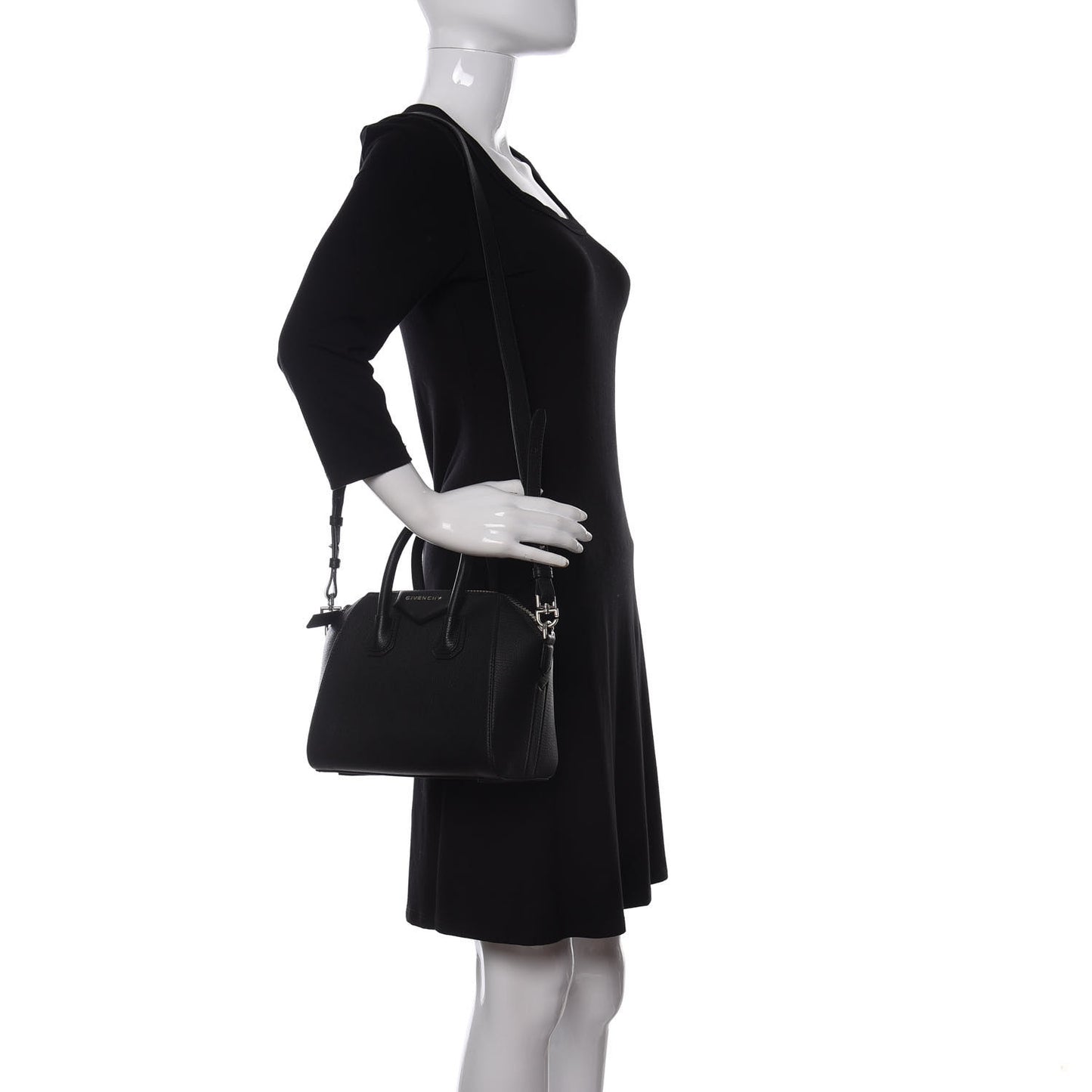 Sugar Goatskin Mini Antigona Black