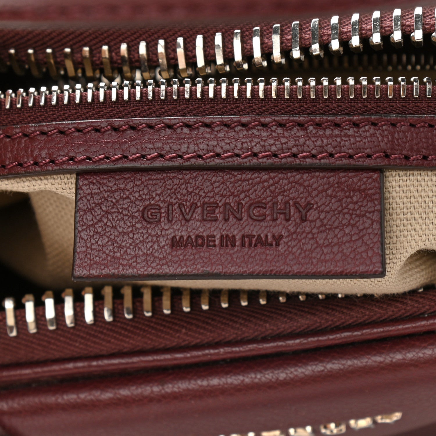 Givenchy Sugar Goatskin Small Antigona Oxblood 5 of 11