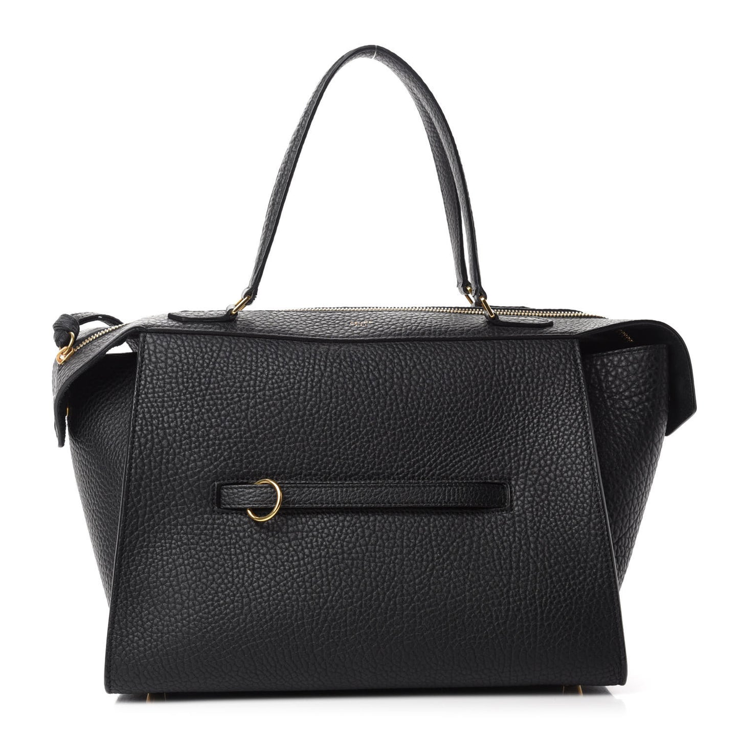 Bullhide Calfskin Small Ring Bag Black