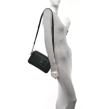 Burberry Calfskin Quilted Small Lola Camera Bag Black 2 of 9