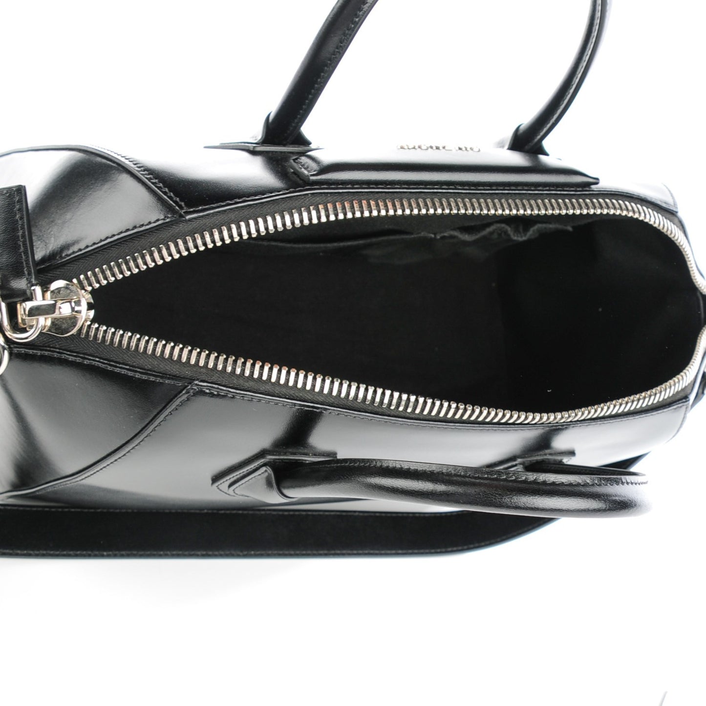 Buffed Calfskin Medium Antigona Black