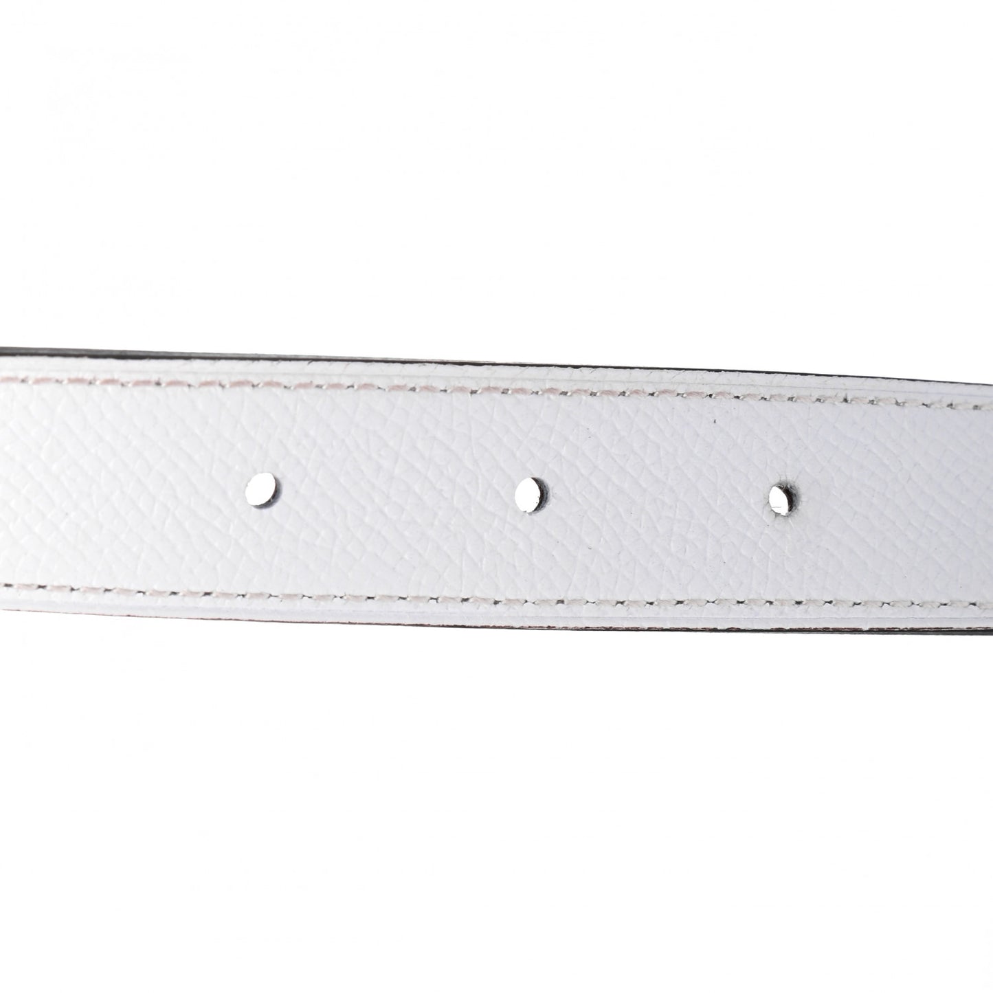 Epsom Swift 24mm Mors H Belt 75 White Etoupe