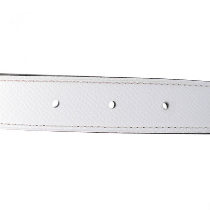 Hermes Epsom Swift 24mm Mors H Belt 75 White Etoupe 5 of 5