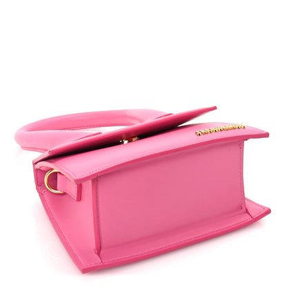 Jacquemus Smooth Calfskin Le Chiquito Moyen  Dark Pink 3 of 8