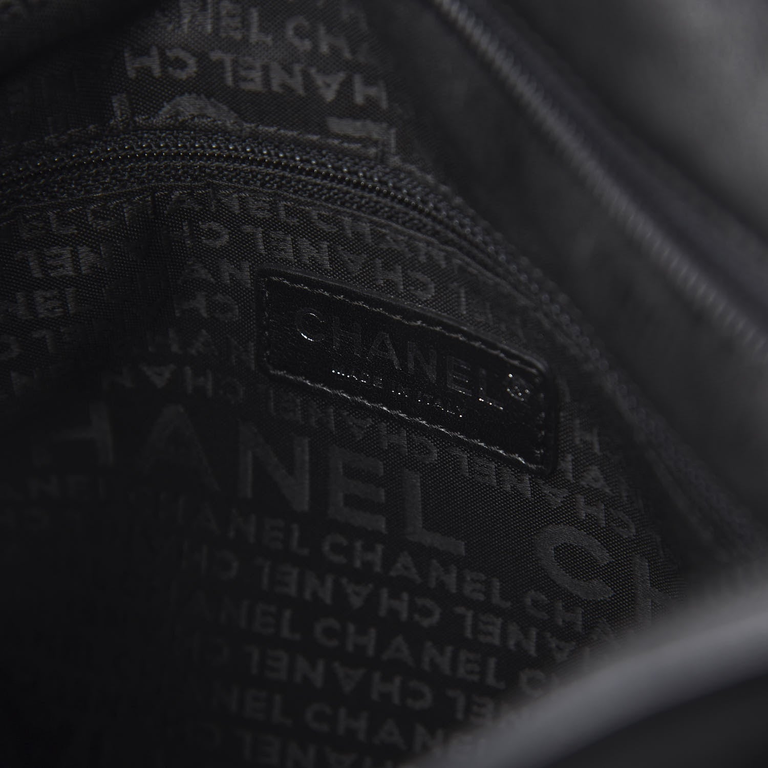 Chanel Lambskin Stitched Medium Ultimate Soft Tote Black 8 of 10